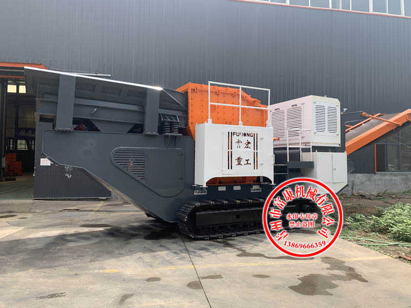 移動(dòng)式建筑垃圾破碎站 移動(dòng)式建筑垃圾破碎站